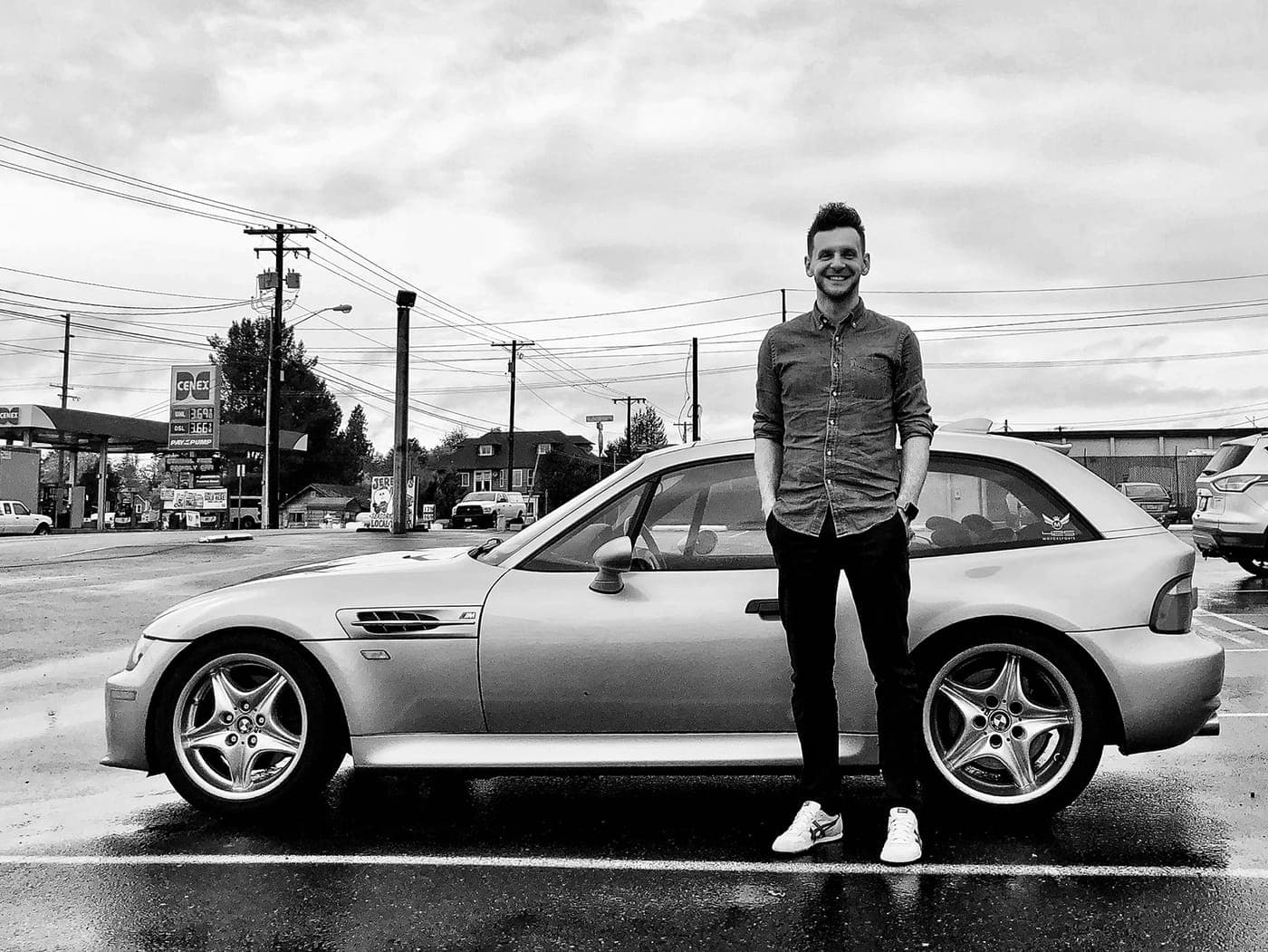 Mirko Ivancic with his 2000 BMW M Coupe